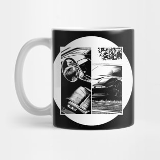 HONDA NSX Black 'N White 5 (Black Version) Mug